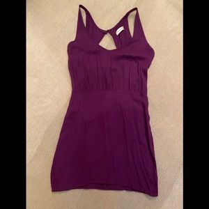 Lulu’s Purple/burgundy backless dress